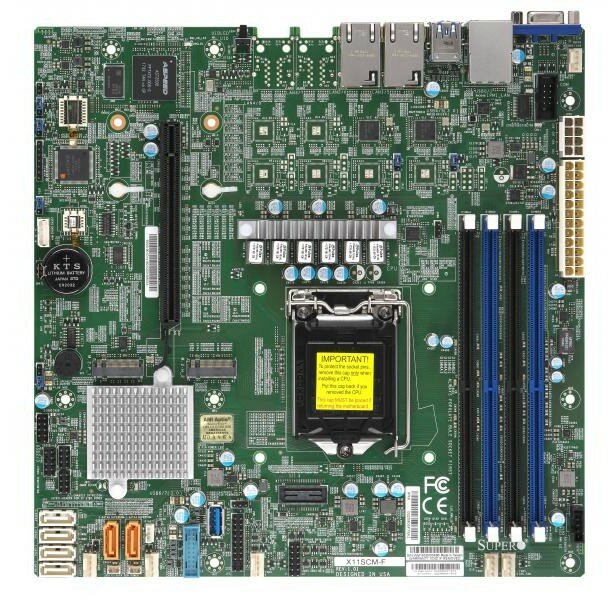 Supermicro Материнская плата MBD-X11SCM-F- B OEM