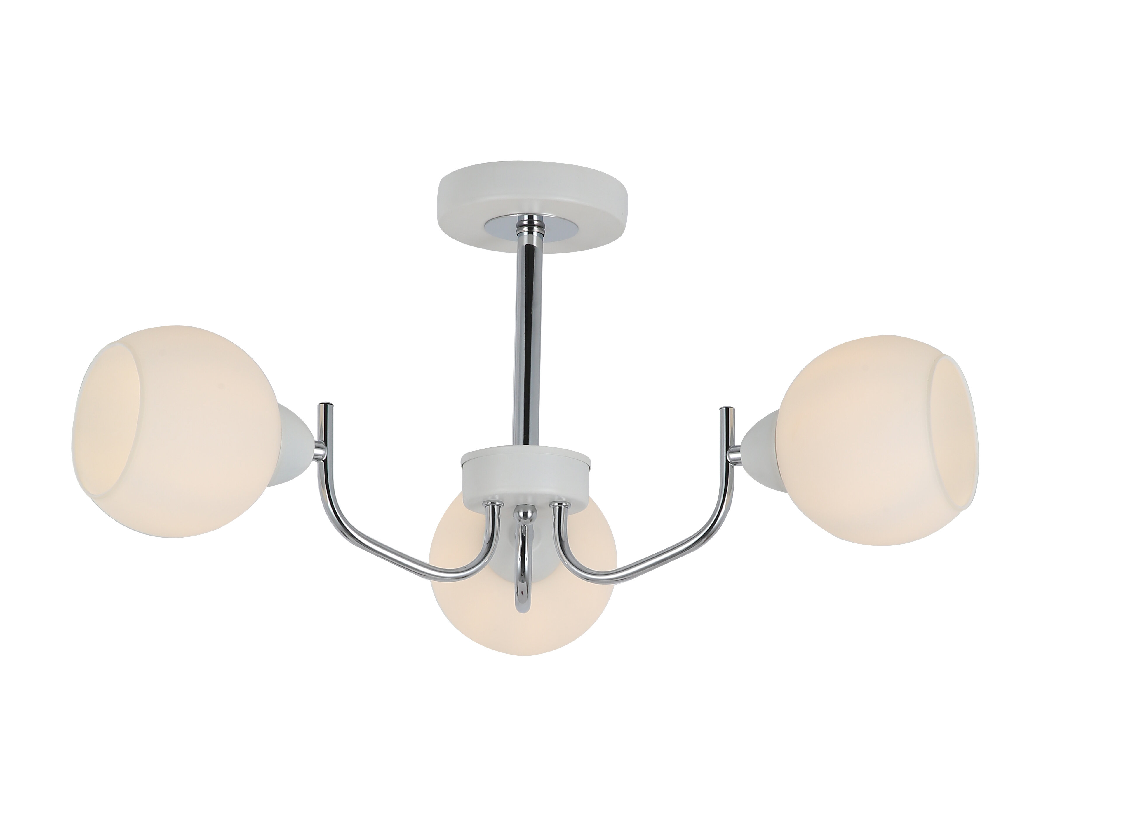 фото 5641/3C COMFI LN23 белый, хром Люстра потолочная E27 3*60W 220V BLISS
