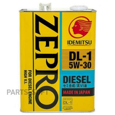 IDEMITSU 2156-004 Масло моторное ZEPRO DIESEL 5W-30 DL-1/ACEA C2-08 (4L)