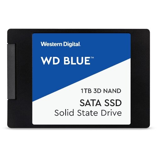 SSD 2.5" SATA 6Gb/s 1 TB WD Blue Client SSD (WDS100T2B0A) TLC, 400TBW