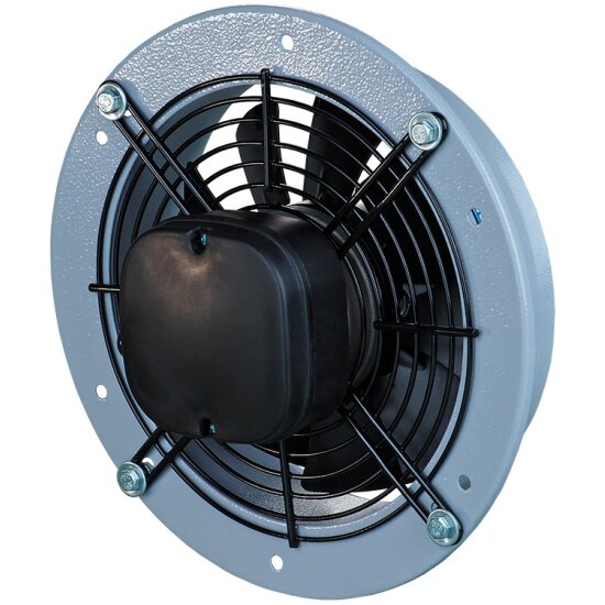 Вытяжной вентилятор осевой BLAUBERG Axis-QR 550 4E для прямого выброса воздуха (металлический корпус)
