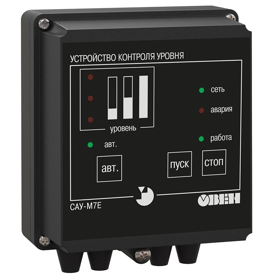 фото Реле контроля уровня воды Овен САУ-М7Е (без датчиков и электродов), цена - за 1 шт