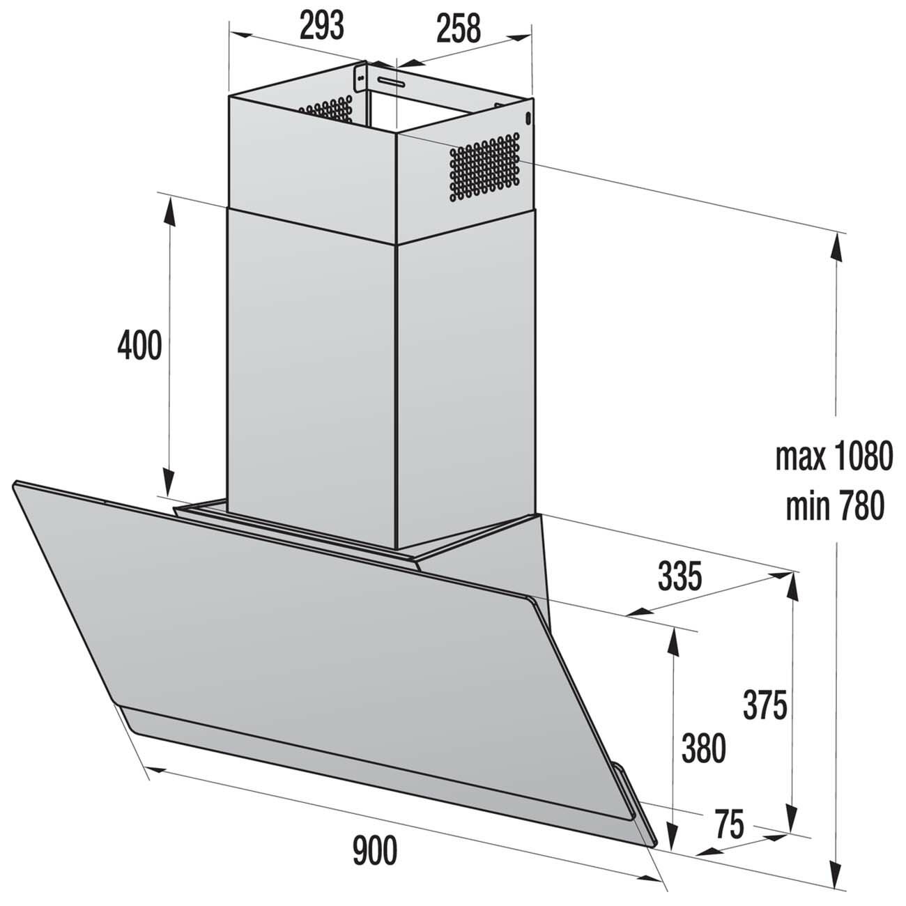 Вытяжка 90 см Gorenje WHI949EXBG - фотография № 4