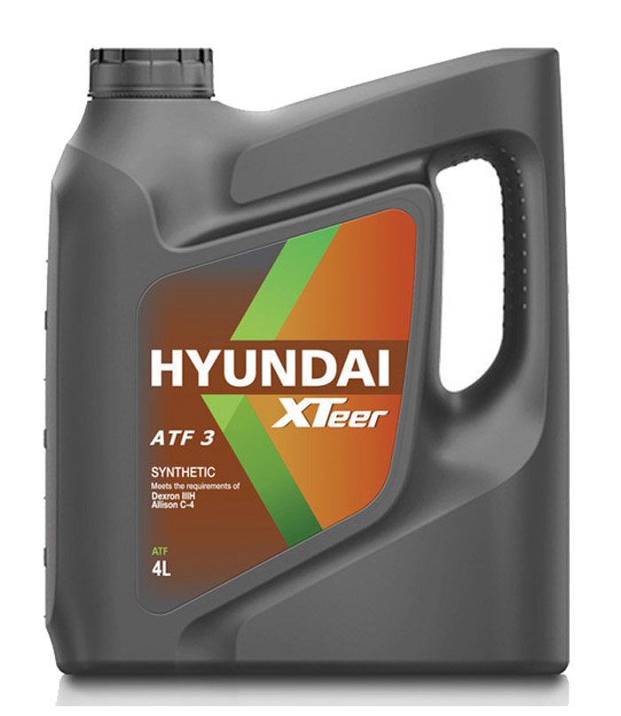 Масло трансмиссионное синтетическое Hyundai XTeer ATF-3 (4л) HY-ATF-3-4L