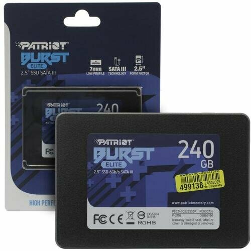 SSD Patriot Burst Elite PBE240GS25SSDR