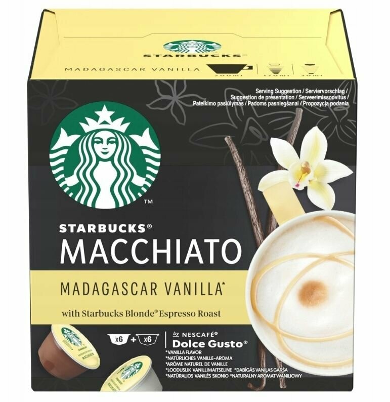 Кофе в капсулах STARBUCKS Macchiato Madagascar Vanilla 3х12, 36 капсул - фотография № 2