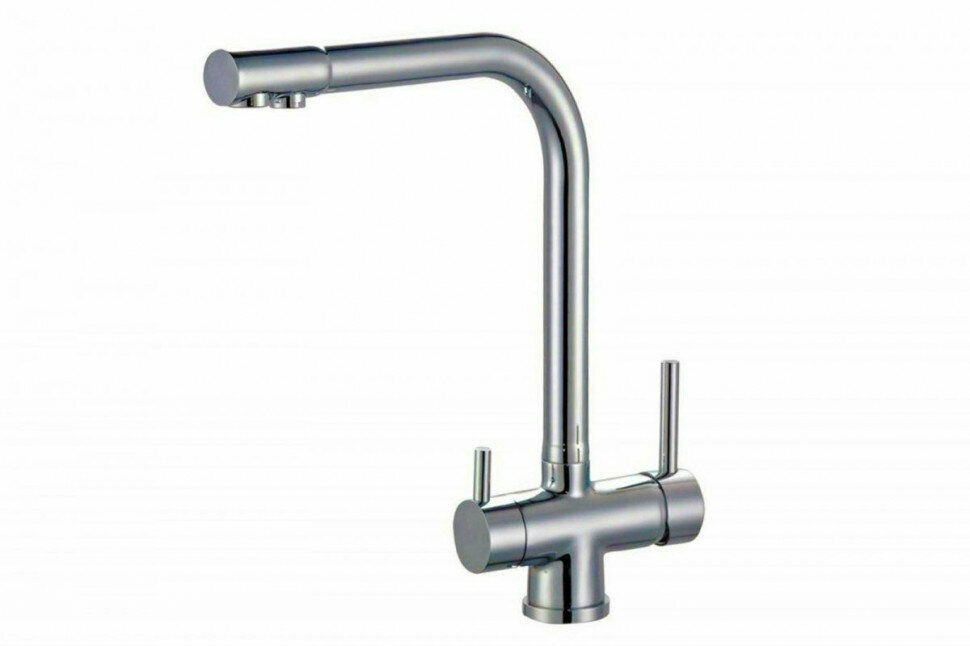 Смеситель для кухни ZorG ZR 348 YF NICKEL