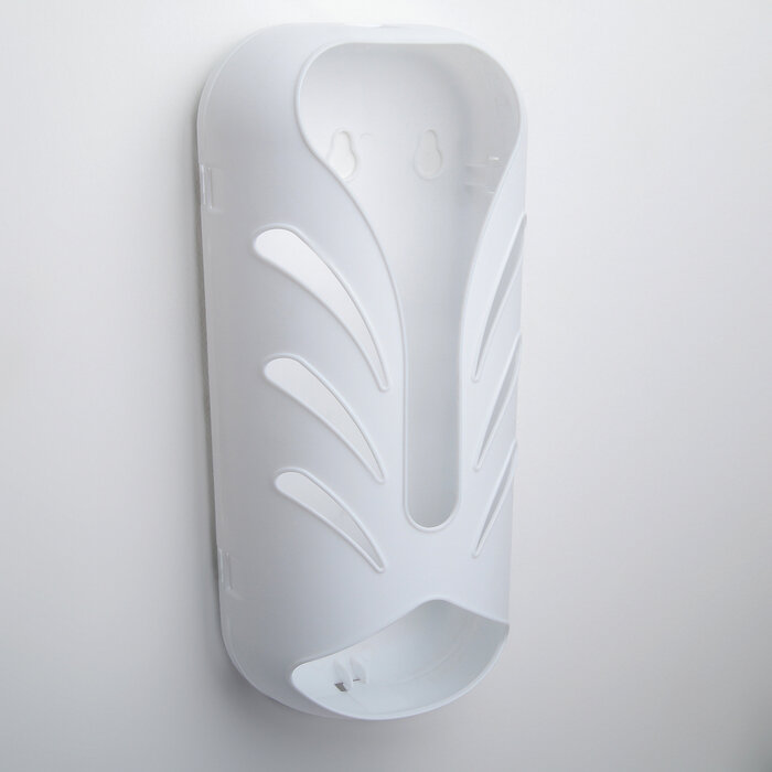 BEROSSI Корзина для пакетов Krita, 12×7×28 см, цвет снежно-белый - фотография № 2