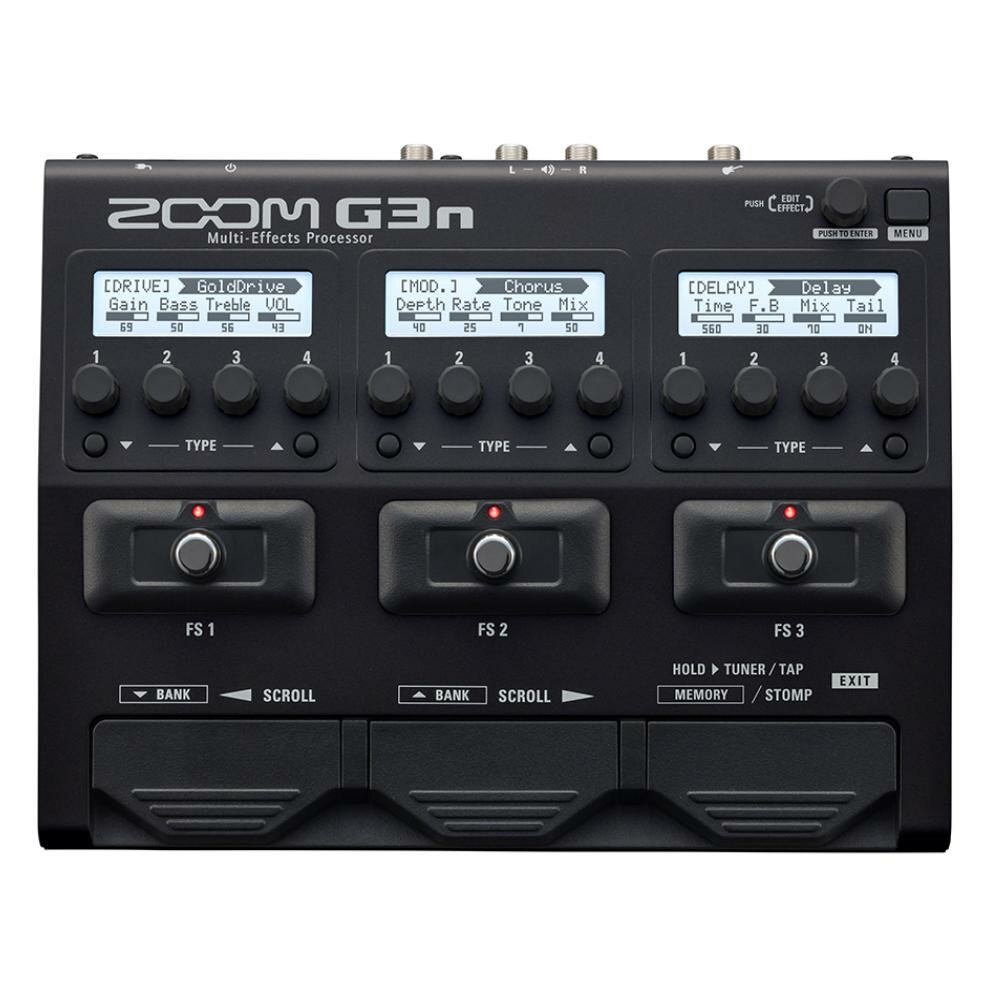 Процессоры эффектов и педали для гитары Zoom G3n