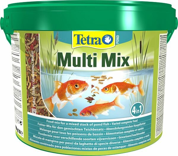 Tetra TetraPond MultiMix корм для всех видов прудовых рыб, смесь 10 л