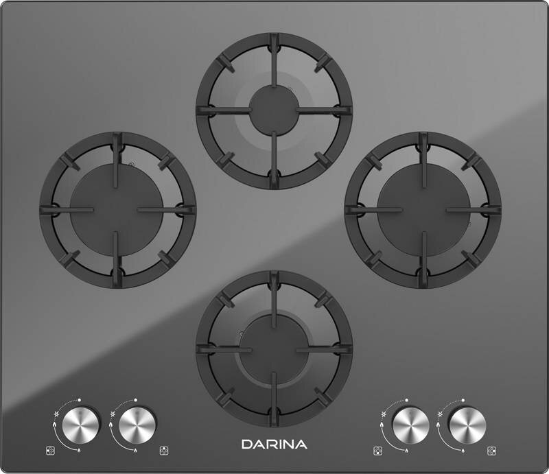 Газовая варочная поверхность Darina 2T BGC 341 12 B черный - фотография № 1