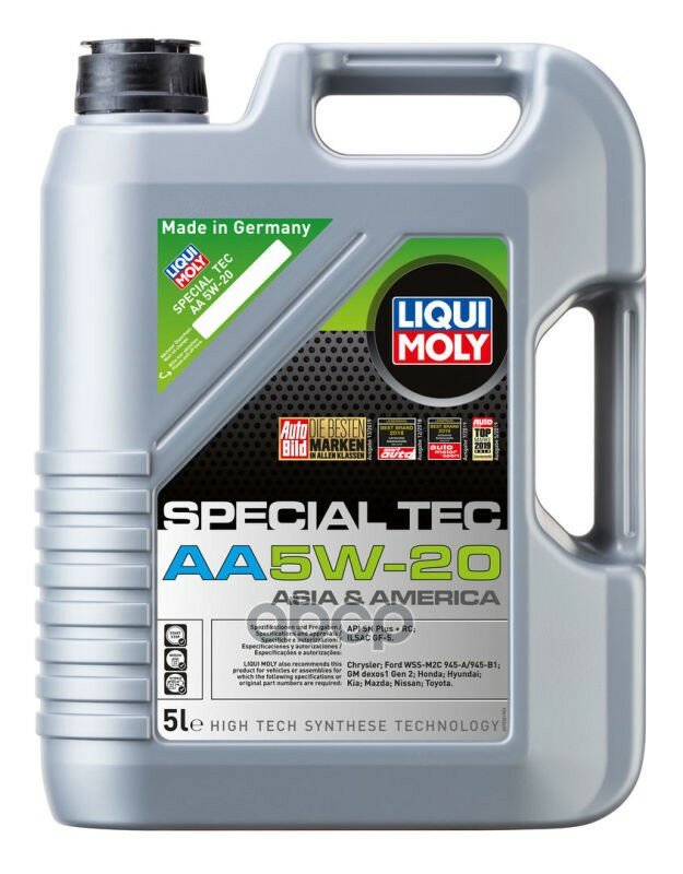 Полусинтетическое моторное масло LIQUI MOLY Special Tec AA 5W-20