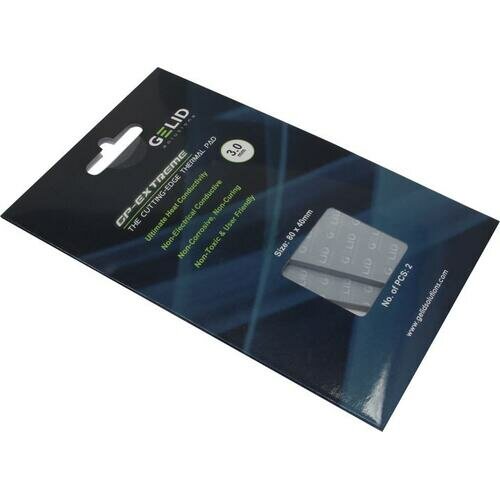 Термопрокладка GELID Thermal Pad Value Pack, размер 80x40 мм, толщина 3.0 мм, 12 Вт/(м·K), 2 шт - фото №1