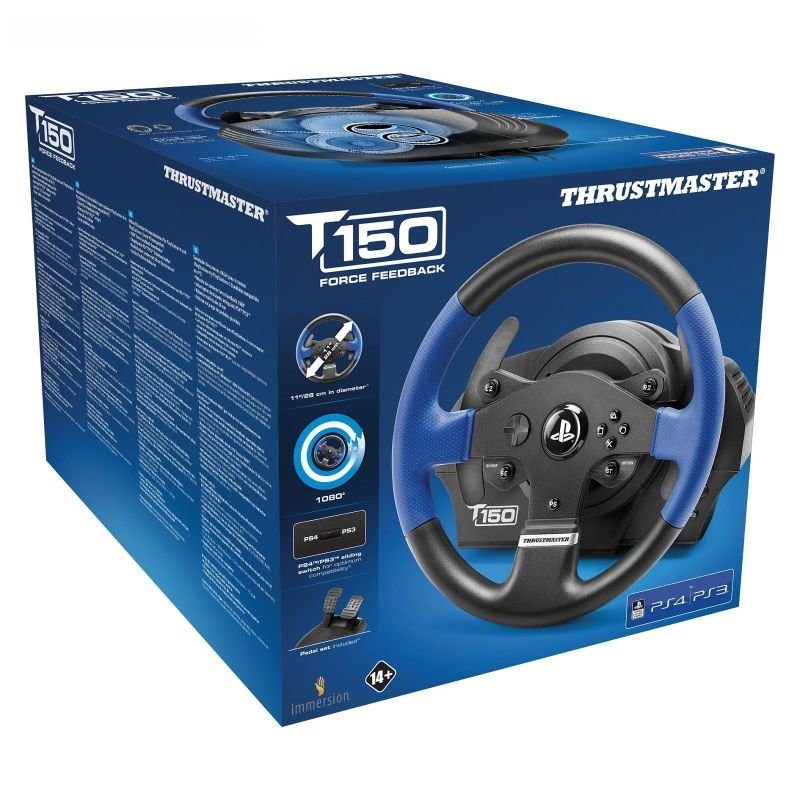 Руль Thrustmaster T150 Force Feedback, черный/синий