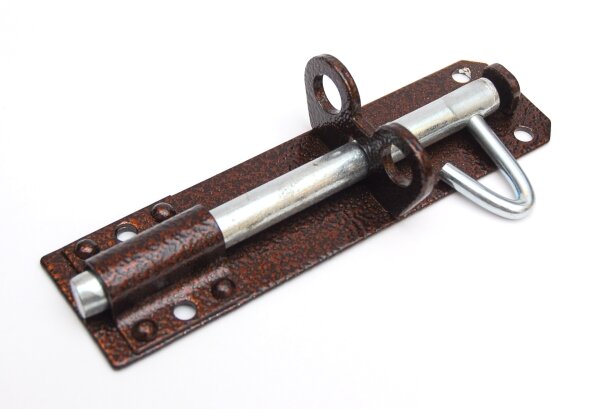 фото Задвижка накладная ЗТ-150 медный антик