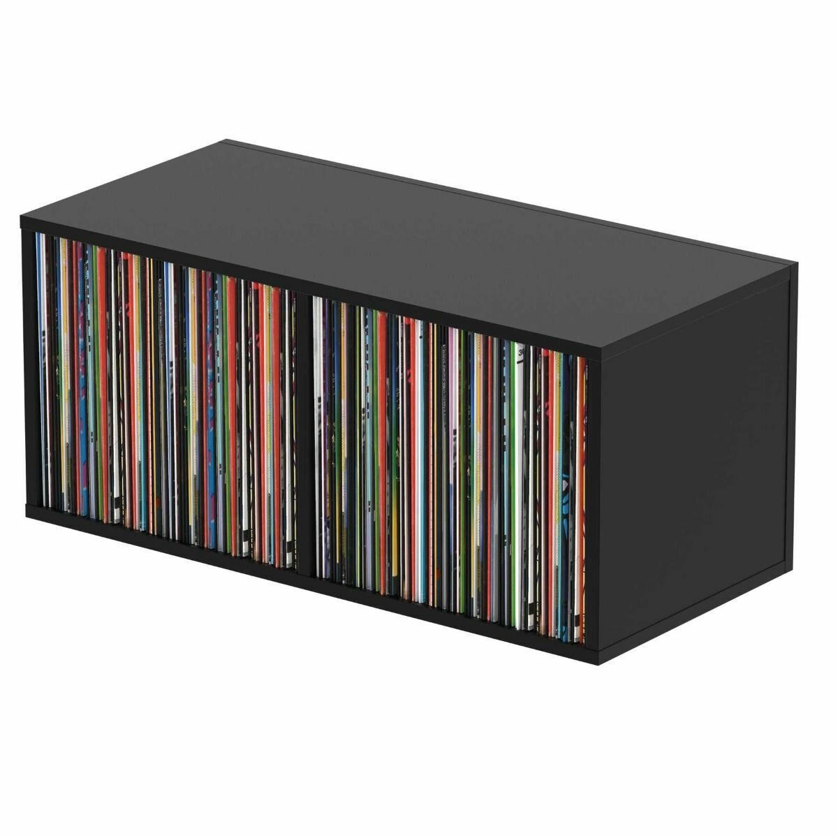 Glorious Record Box Black 230 подставка система хранения виниловых пластинок 230 шт. Цвет чёрный