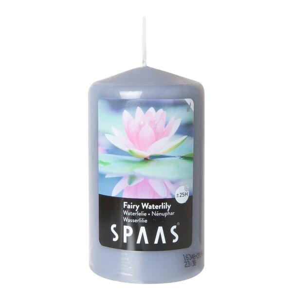 Свеча арома столбик 6/10см Волшебная кувшинка (25ч) SPAAS