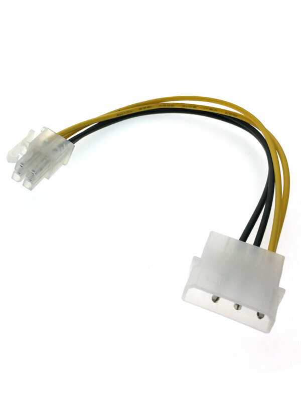 Аксессуар Кабель Espada Molex 4pin - 4pin CPU 20cm E4mol4cpu