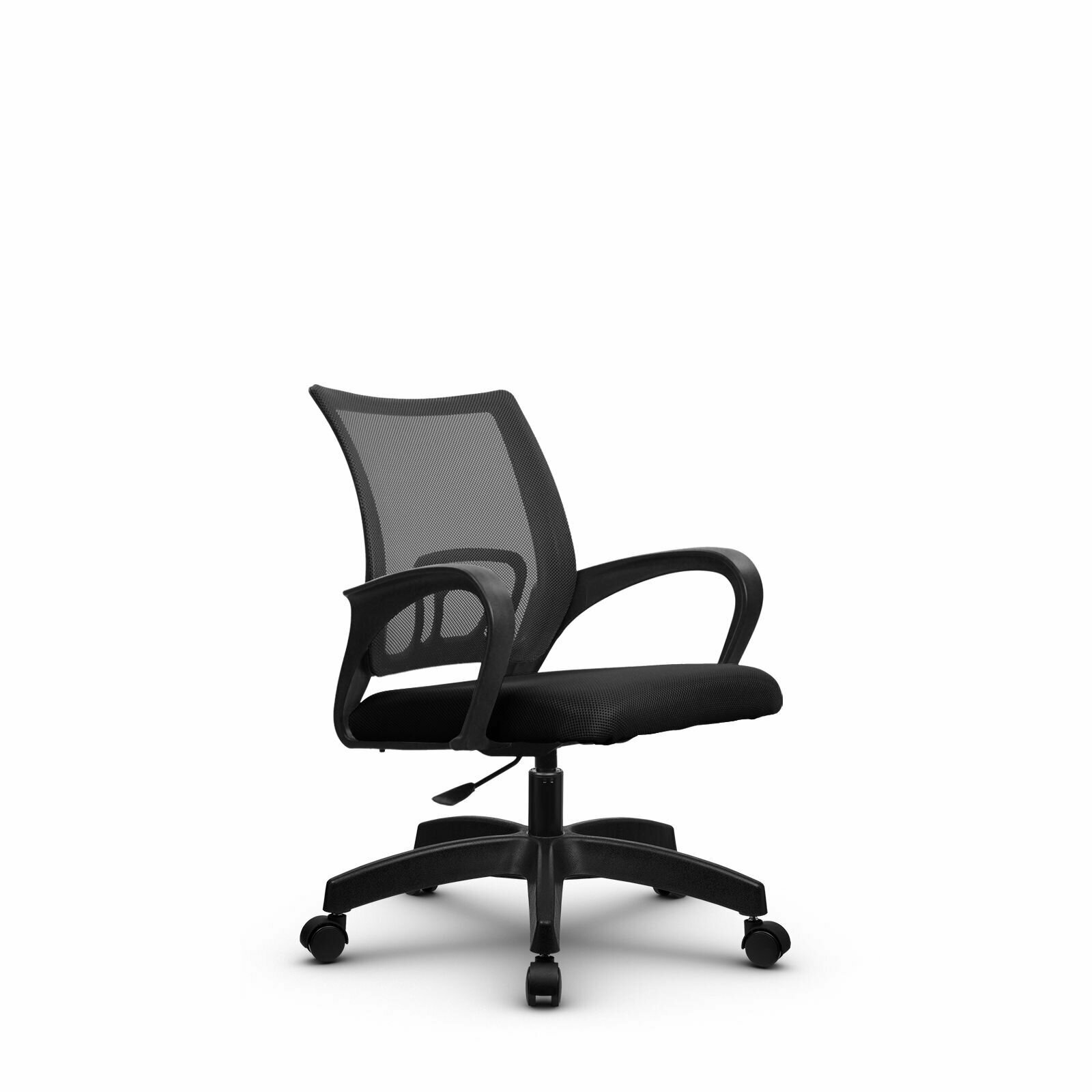 Компьютерное офисное кресло mетта SU-CS-9/ подл. 106/осн. 005, Темно-серое/Черное - фотография № 1