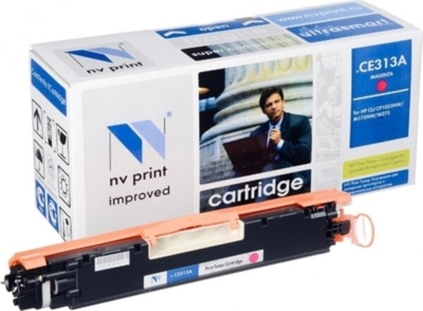 Картридж NV Print для CE313A для LJ cp1012 pro/cp1025 pro (пурпурный) 1000 стр.