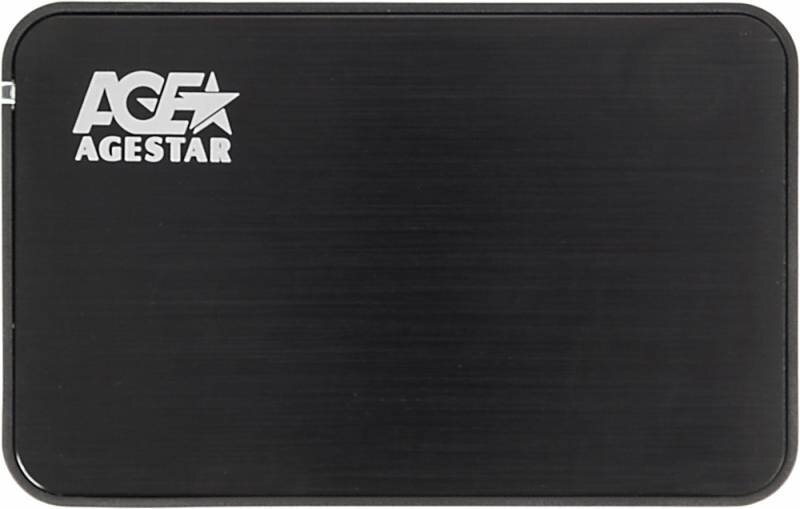 Внешний корпус для HDD AGESTAR 3UB2A8-6G (BLACK), черный