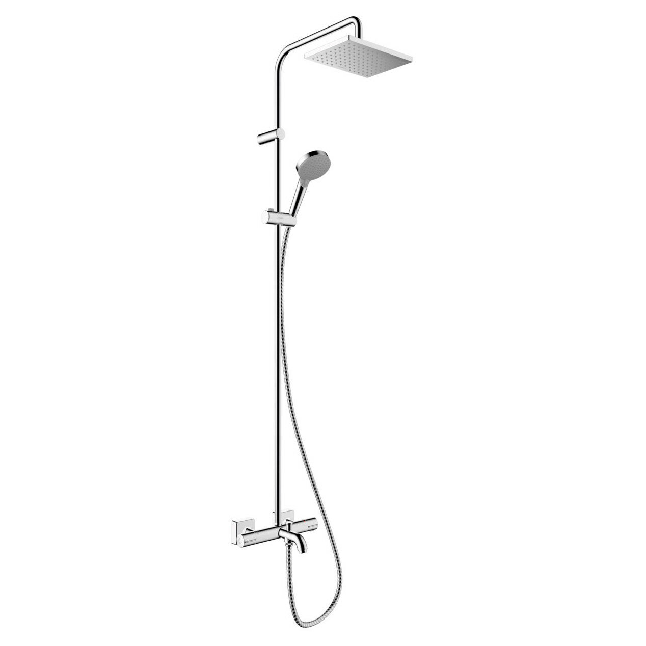 Душевая система Hansgrohe Vernis Shape Showerpipe 230 1jet с термостатом 26284000 хром