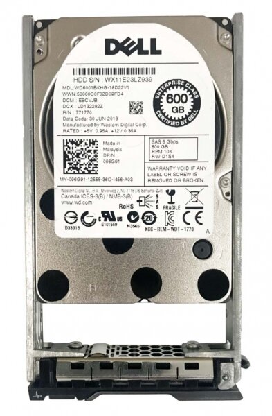   Dell 96G91 600Gb SAS 2,5" HDD