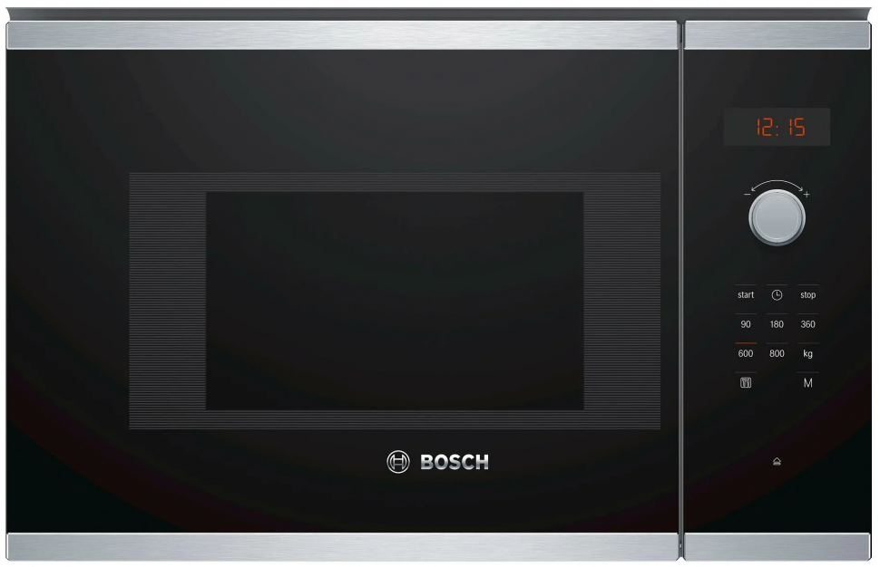 Микроволновая печь встраиваемая Bosch BFL523MS0, черный