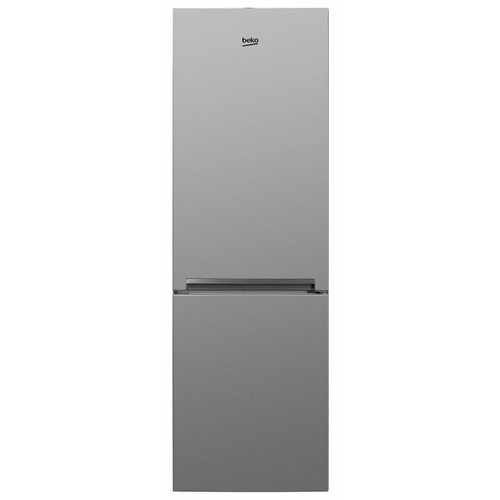Холодильник BEKO , двухкамерный, серебристый - фото №1
