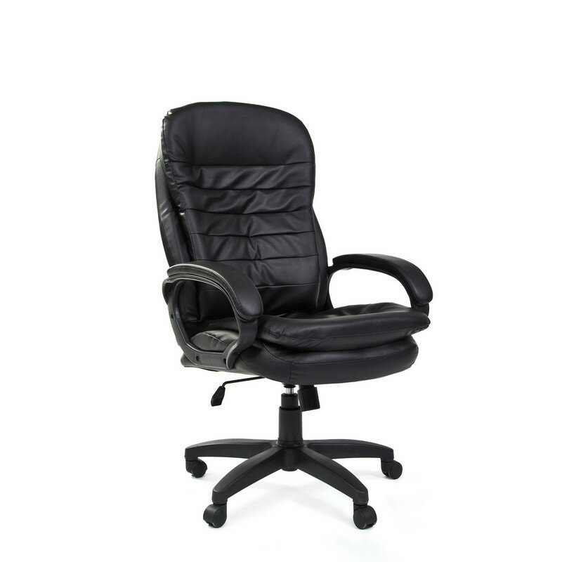 Кресло VT_EChair-515 TPU иск.кожа черная, пластик , 1 шт.
