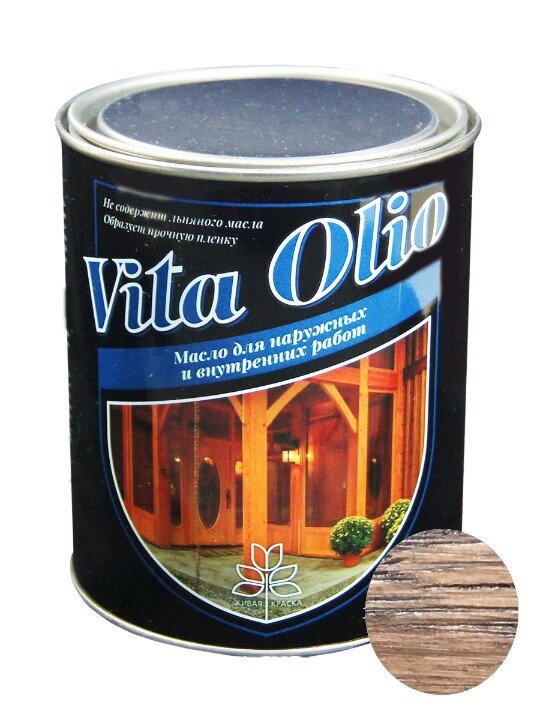Масло для дерева Vita Olio "Орех Донской", для внешних работ, шелковисто-матовое, 10 л - фотография № 3
