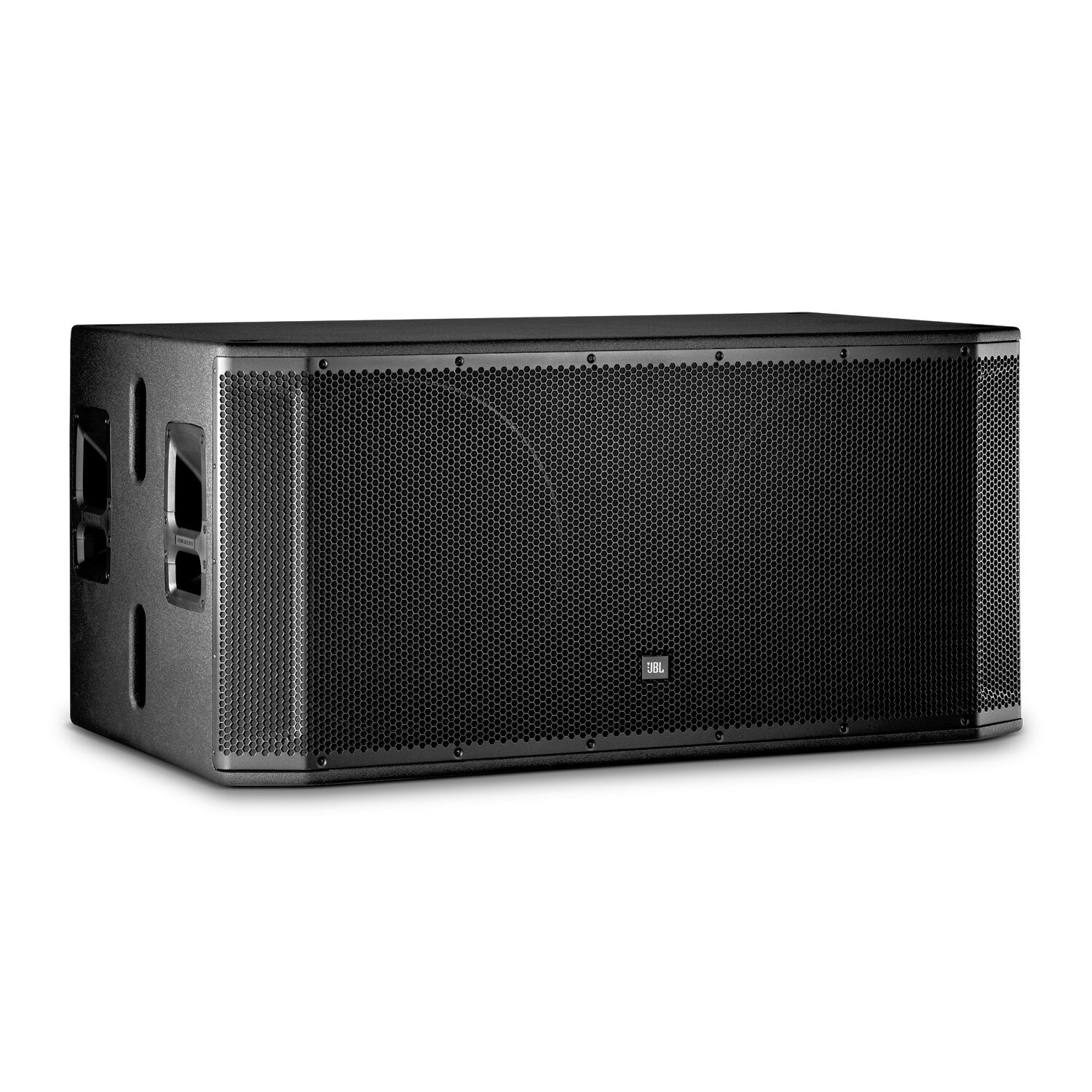 JBL SRX828SP активный сабвуфер, 2х18", усилитель Crown DriveCore D-класса, пиковая мощность 2000Вт. DSP: LCD дисплей, 2 мик./лин. входа (разъёмы Combo