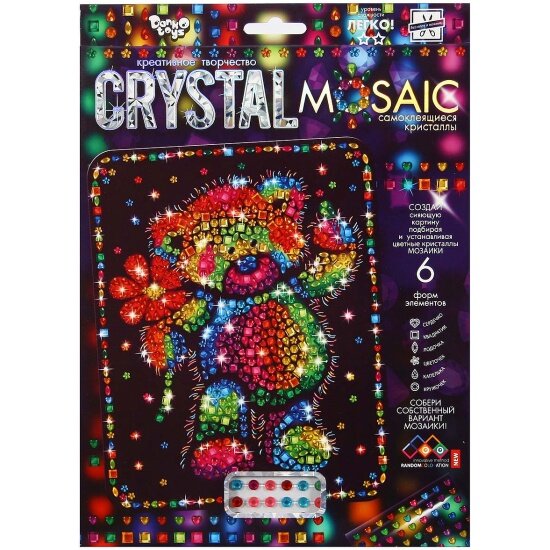 Danko Toys Набор алмазной вышивки Crystal Mosaic Мишка (CRM-01-05)