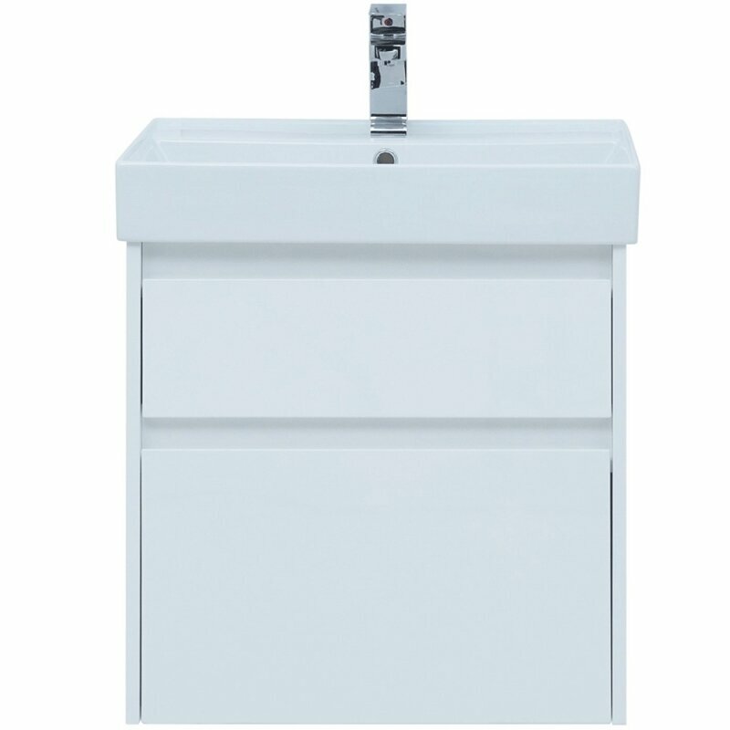 Комплект мебели для ванной Aquanet Nova Lite 60 242921 подвесной Белый - фотография № 2