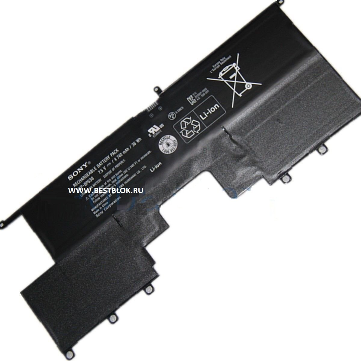 Аккумулятор (батарея) для ноутбука SONY VGP-BPS38 svp132a1cv 36Wh (4740 mAh)