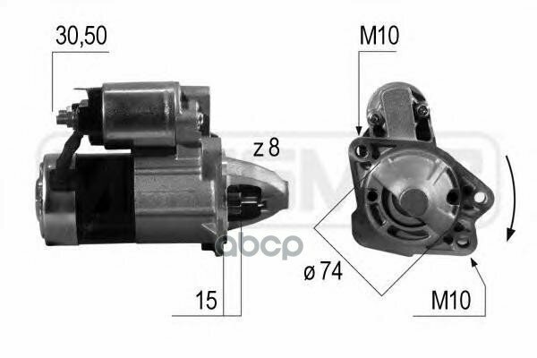 ERA 220541 Стартер 12V 10 Kw