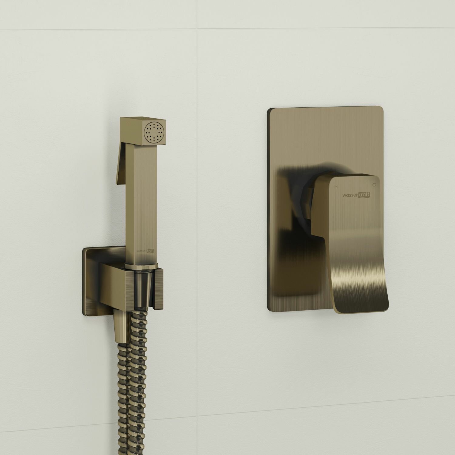 Гигиенический душ WasserKRAFT A01652 со шлангом 150 см - фотография № 1