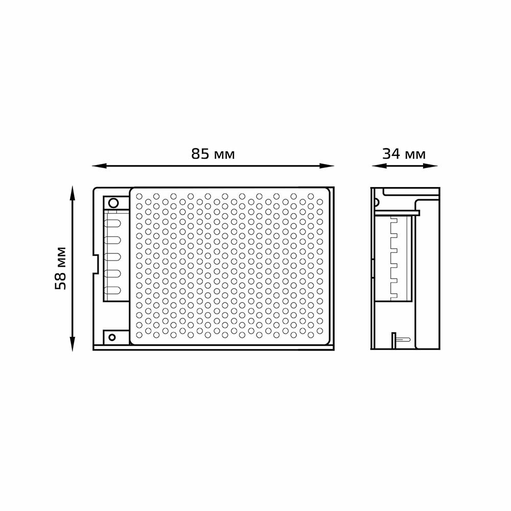 Блок питания для светодиодной ленты Gauss LED Strip PS (202003030) 30 Вт 12/220 В IP20 - фотография № 4