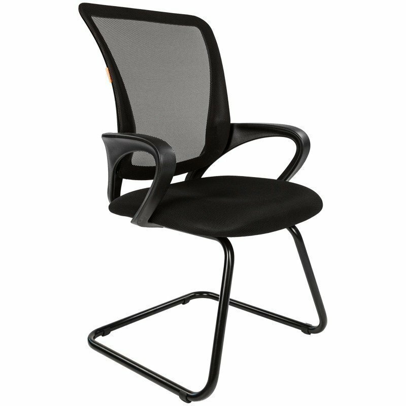 Конференц-кресло Chairman 969 V, ткань черная/сетка черная Тайпит 7017853