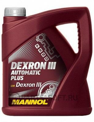 MANNOL 1356   8206 DEXRON III AUTOMATIC PLUS, 4L