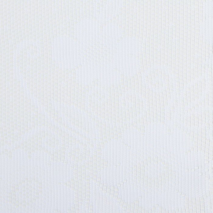 Тюль на кухню без шторной ленты, размер 170х140 см, цвет белый, 100% полиэстер - фотография № 2