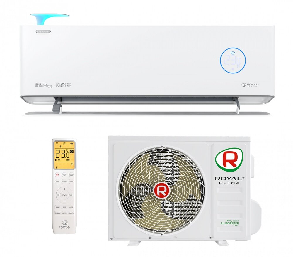 Кондиционер Royal Clima RCI-RF30HN Full DC EU Inverter + бризер, белый