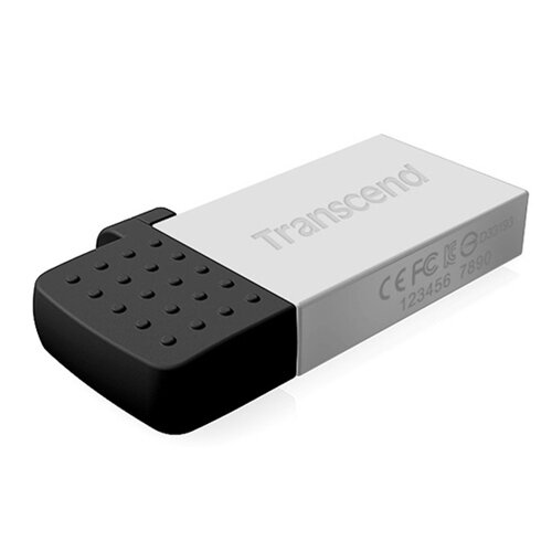 USB Flash накопитель 32GB Transcend JetFlash 380S (TS32GJF380S) USB 2.0 + microUSB (OTG) Серебристый