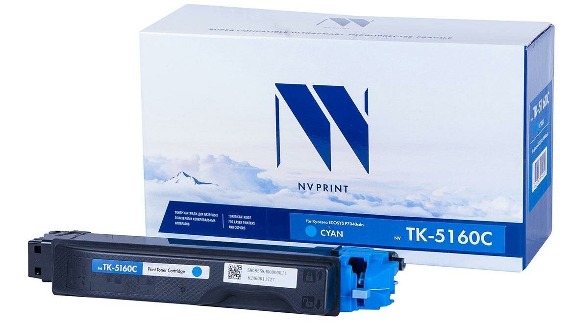 Картридж NV-Print TK-5160C 12000стр Голубой