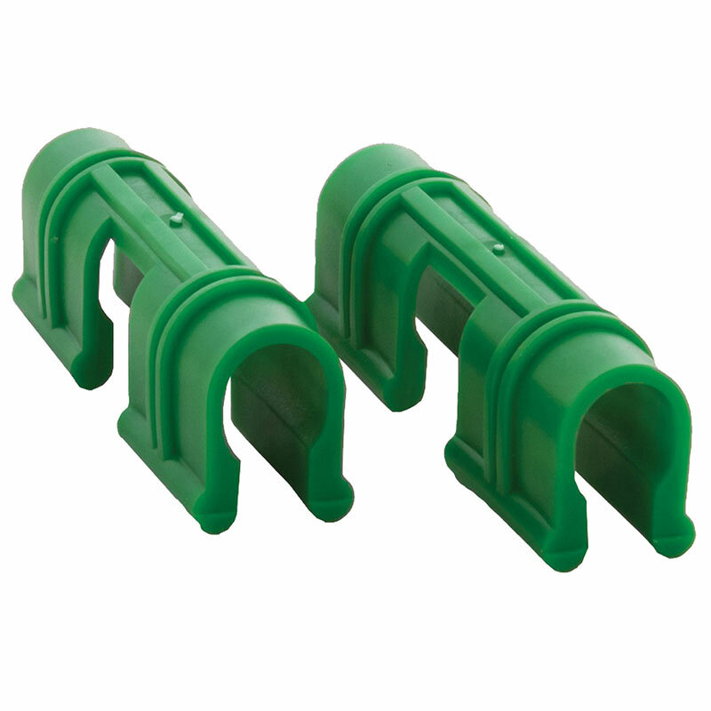 Зажимы для пленки Ø 10 мм, пластик, зеленого цвета (упаковка - 18 шт.) 007053 (Артикул: 4100016238)