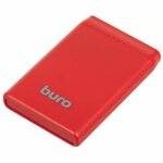 Портативный аккумулятор (Power Bank) Buro BP05B 5000mAh 2.1A 2xUSB красный - изображение