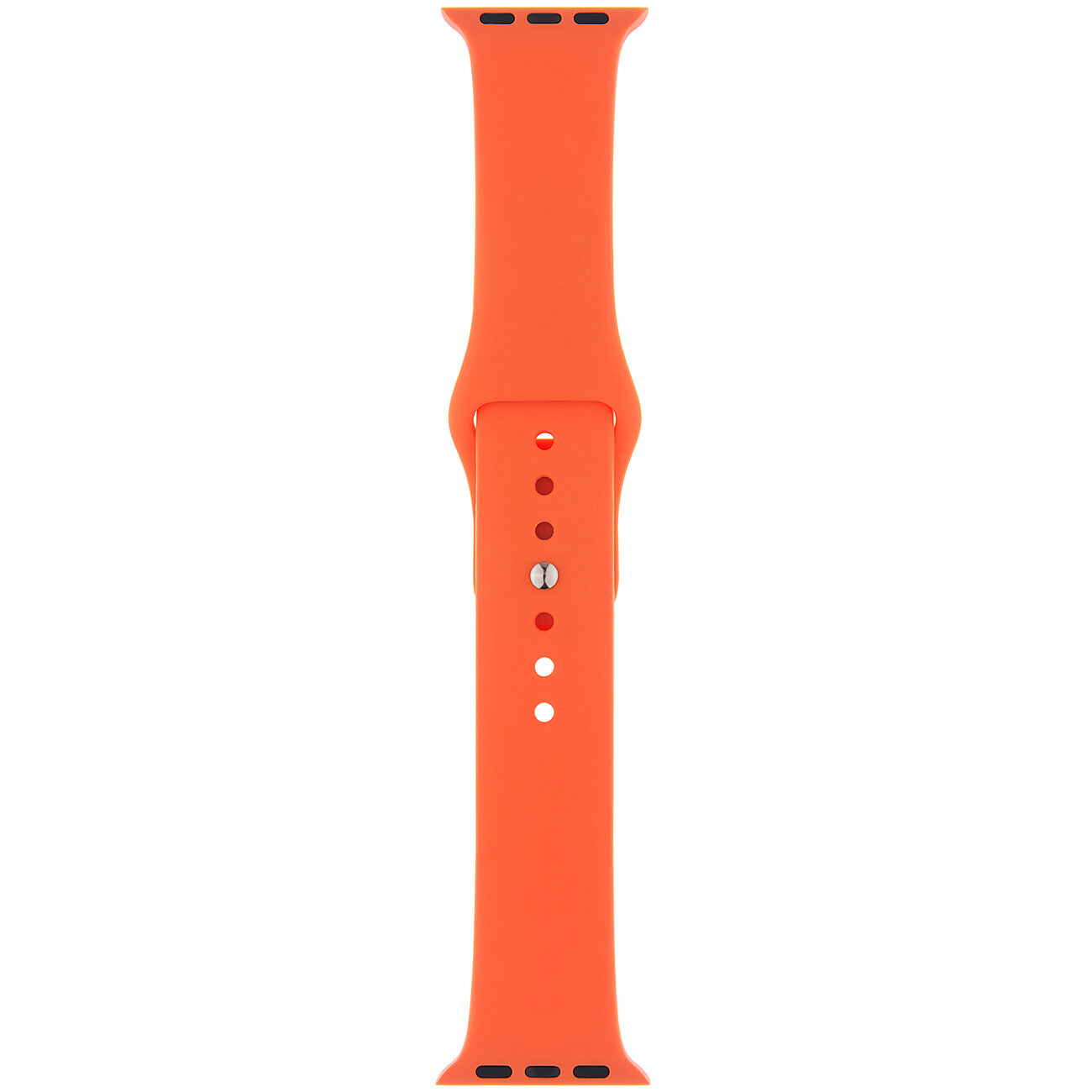 Ремешок InterStep SPORT Apple Watch 38mm&40mm, силикон, оранжевый