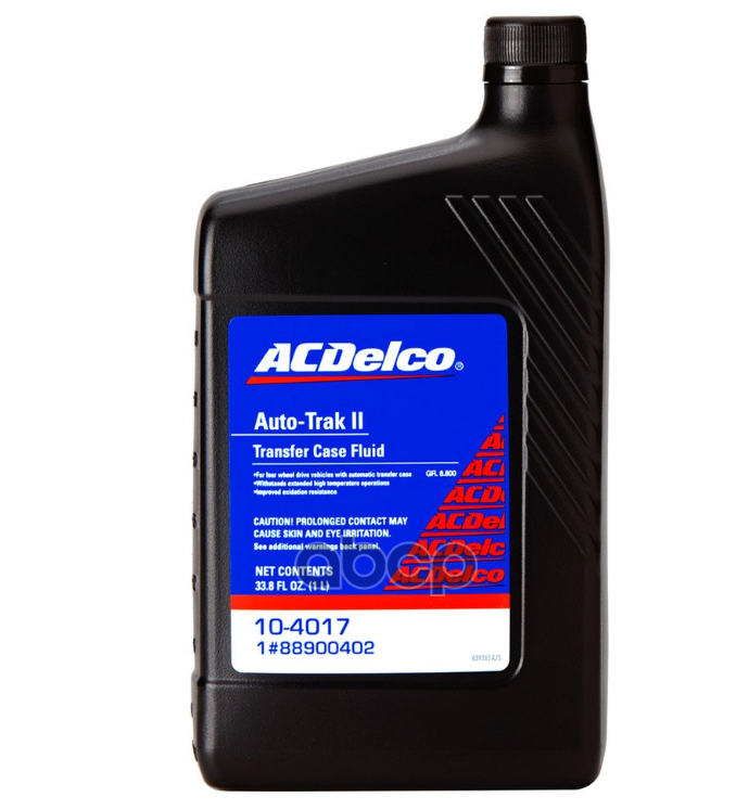 Масло Трансмиссионное Acdelco Auto-Trak Ii 1 Л 10-4017 (88900402) ACDelco арт. 104017