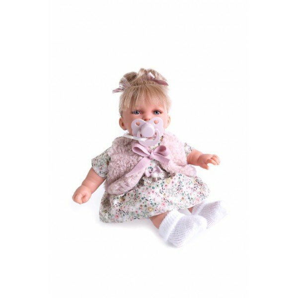 Кукла Antonio Juan Малышка в платье и жилетке, арт. 12135