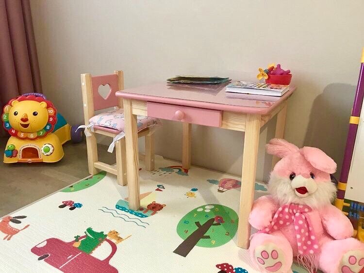 Детский стол и стул Forest Pink растущий - фотография № 13